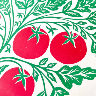 Garden Series: Beefsteak Tomato Risograph Print
