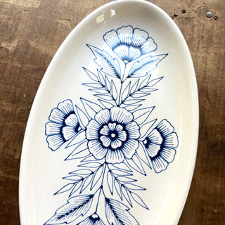 Hand Painted Ceramic Tray - No. 2830