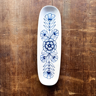Hand Painted Ceramic Dish - No. 1875