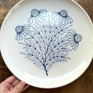 Hand Painted Large Ceramic Platter - No. 2834