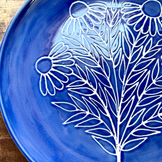 Hand Painted Large Ceramic Platter - No. 2835