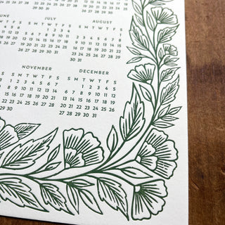 2026 Letterpress Calendar