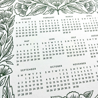 2026 Letterpress Calendar