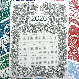 2026 Letterpress Calendar