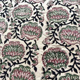 Block Printed Textile with Natural Dyes - 21