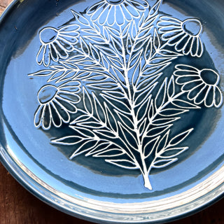 SECONDS : Hand Painted Large Ceramic Platter - No. 1905
