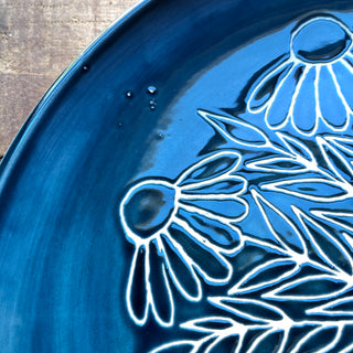 SECONDS : Hand Painted Large Ceramic Platter - No. 1905