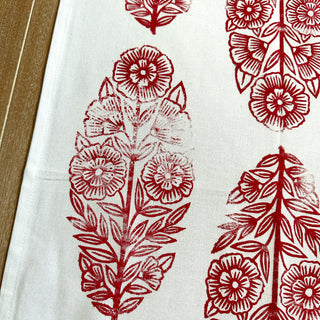 Hand Block Printed Tea Towel - No. 4