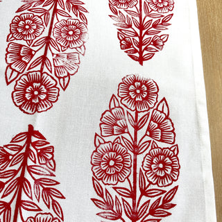 Hand Block Printed Tea Towel - No. 4