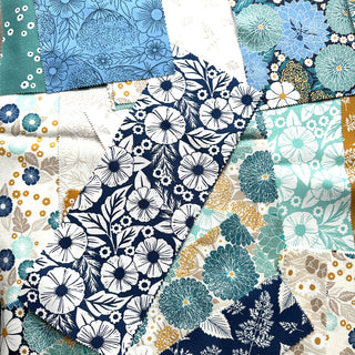 Scrap Fabric Bundle - Moda Field of Flowers