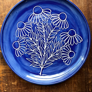 SECONDS : Hand Painted Large Ceramic Platter - No. 1912