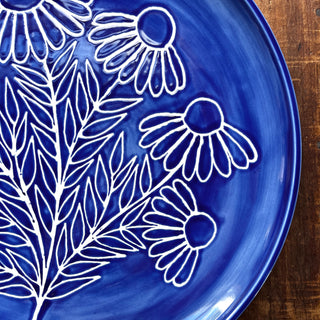 SECONDS : Hand Painted Large Ceramic Platter - No. 1912