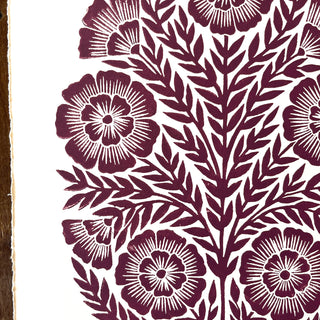 Hand Block Printed Art Print - No. 634