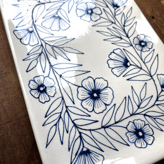 Hand Painted Ceramic Tray - No. 1918