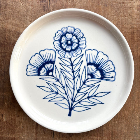 Hand Painted Ceramic Plate - No. 001