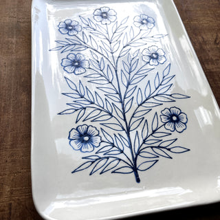 Hand Painted Ceramic Tray - No. 1920