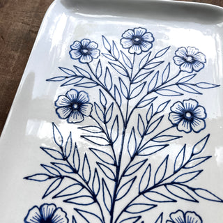 Hand Painted Ceramic Tray - No. 1920