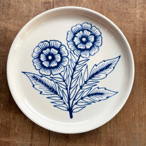 Hand Painted Ceramic Plate - No. 004