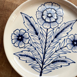 Hand Painted Ceramic Plate - No. 005