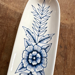 Hand Painted Ceramic Dish - No. 014