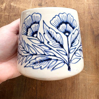 Hand Painted Ceramic Mug - No. 016