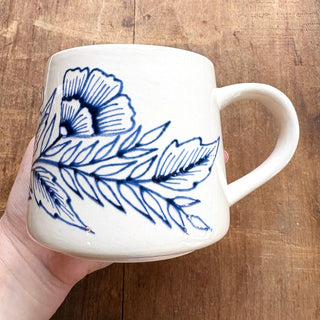 Hand Painted Ceramic Mug - No. 016