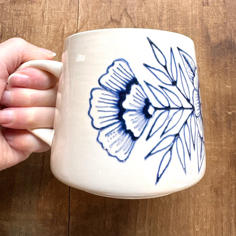 Hand Painted Ceramic Mug - No. 018
