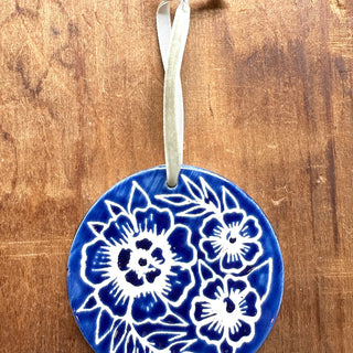 Hand-Painted Ceramic Ornament - No. 032