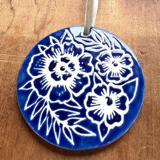 Hand-Painted Ceramic Ornament - No. 032