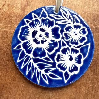 Hand-Painted Ceramic Ornament - No. 032