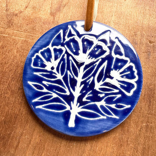 Hand-Painted Ceramic Ornament - No. 034