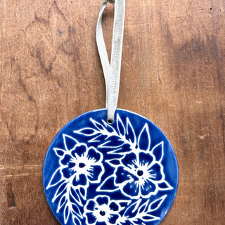 Hand-Painted Ceramic Ornament - No. 036