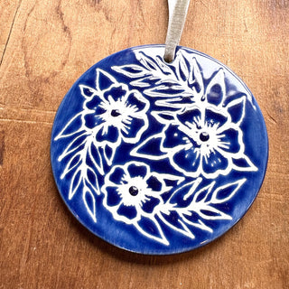 Hand-Painted Ceramic Ornament - No. 036