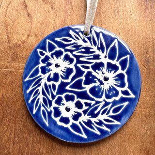 Hand-Painted Ceramic Ornament - No. 036