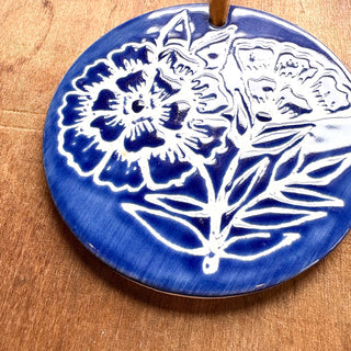 Hand-Painted Ceramic Ornament - No. 037