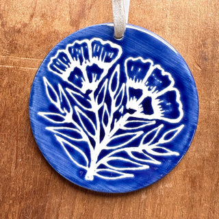 Hand-Painted Ceramic Ornament - No. 039