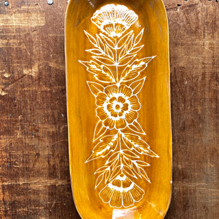 SECONDS : Hand Painted Long Platter - No. 1946