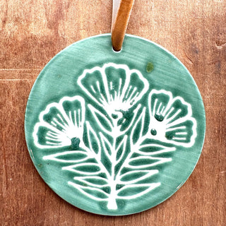 Hand-Painted Ceramic Ornament - No. 043