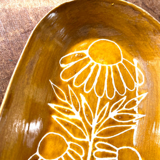 SECONDS : Hand Painted Long Platter - No. 1947