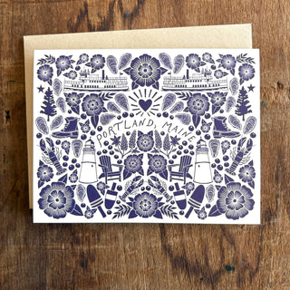Portland, Maine Greeting Card