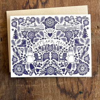 Portland, Maine Greeting Card