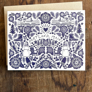 Portland, Maine Greeting Card
