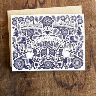 Portland, Maine Greeting Card
