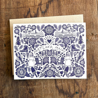Portland, Maine Greeting Card