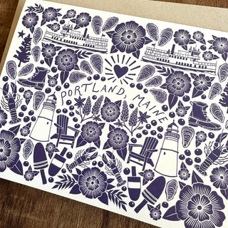 Portland, Maine Greeting Card