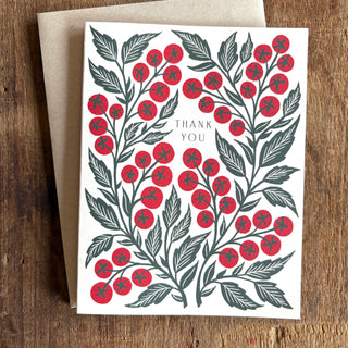 "Thank You," Greeting Card