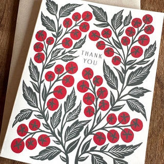 "Thank You," Greeting Card