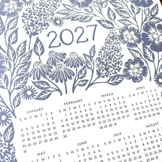 2027 Letterpress Calendar