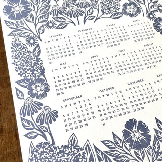 2027 Letterpress Calendar