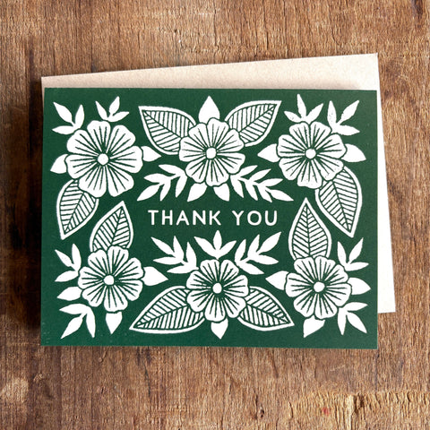 "Thank You," Greeting Card